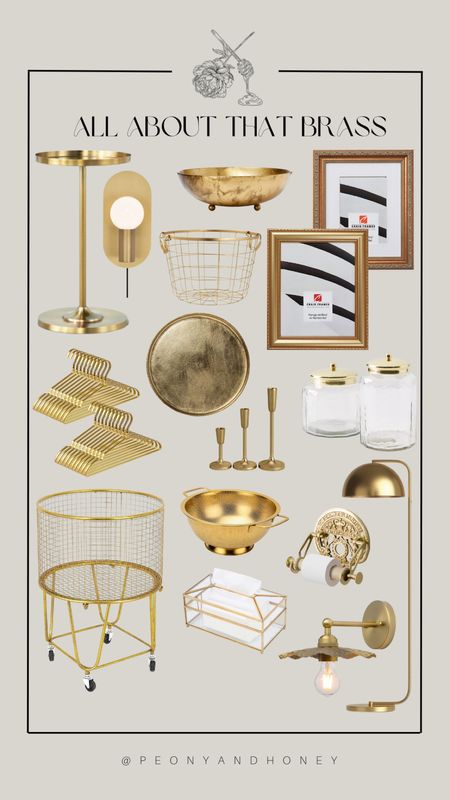 Check out all of these brass details for your bedroom , living room , and bathroom decor!  #furniture #decor #homedecor #brass #homeaccents #pictureframe #floorlamp #lamp #wallsconce #sconce #laundry 

#LTKhome #LTKFind