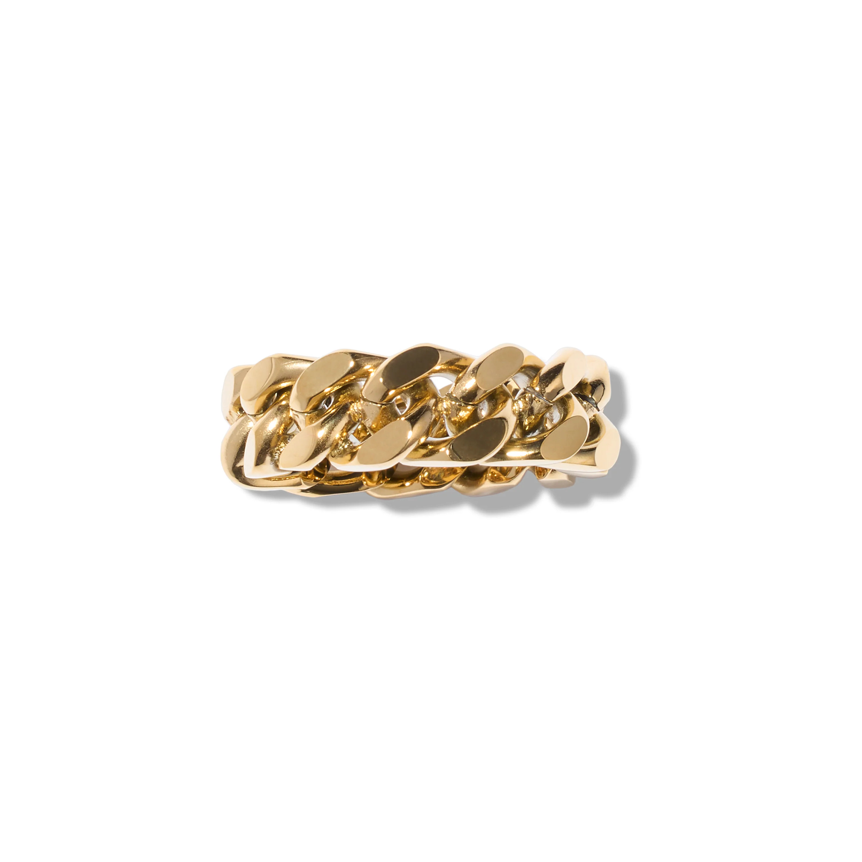Chunky Chain Ring | Garnished in Gold