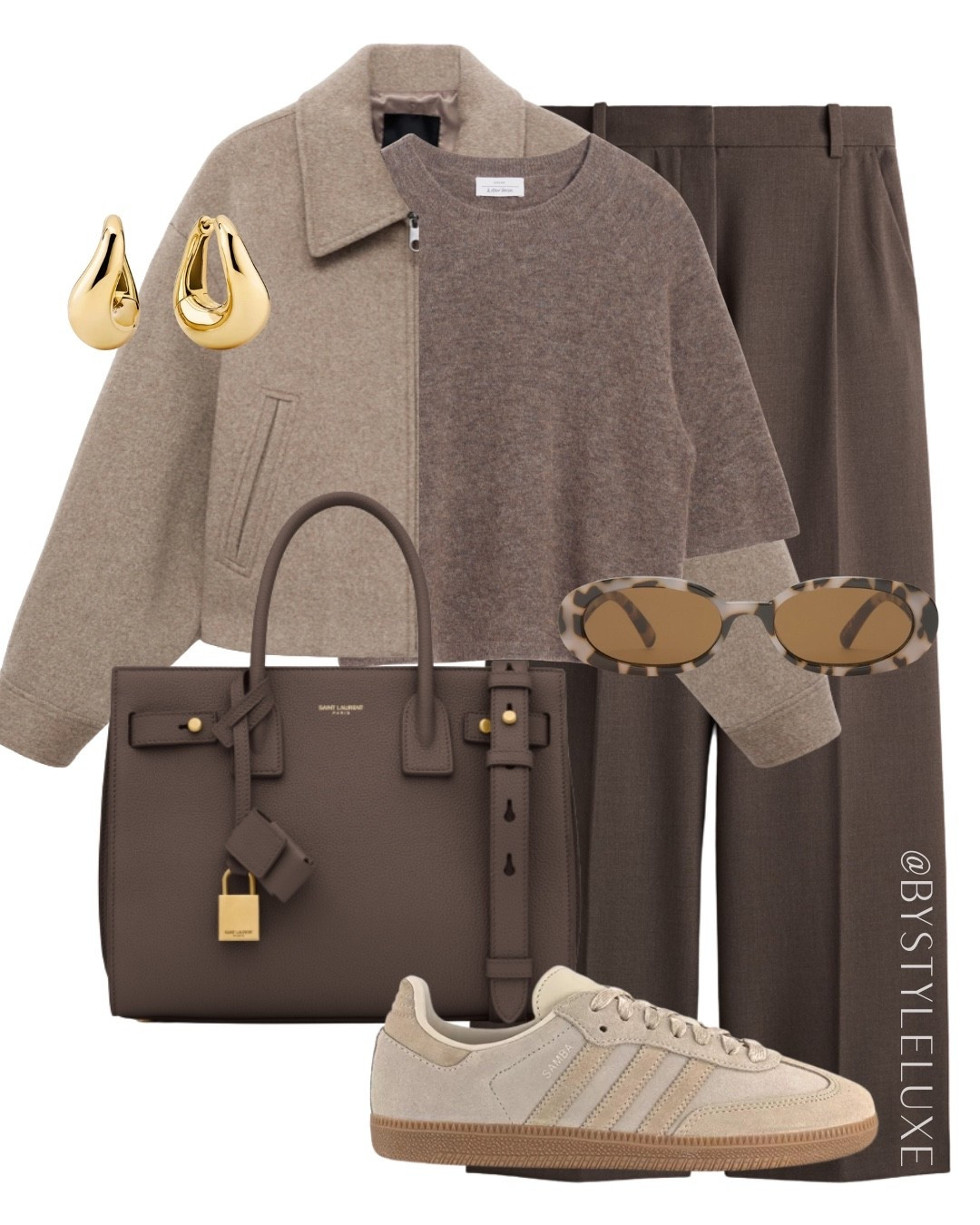 TAUPE - love this cropped Mango jacket which is perfect for autumn, styled here with my fave knitted t-shirt and tailored trousers. Perfect everyday look

#autumnoutfit #adidassamba #jacket 

#LTKshoes #LTKautumn #LTKuk