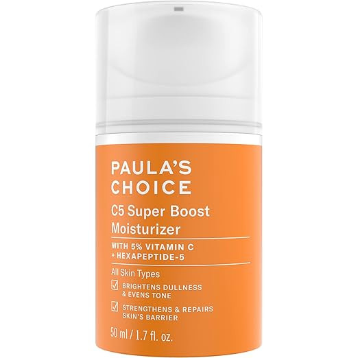Paula's Choice C5 Super Boost Moisturizer with 5% Vitamin C & Squalane, Daily Face Lotion for Dis... | Amazon (US)