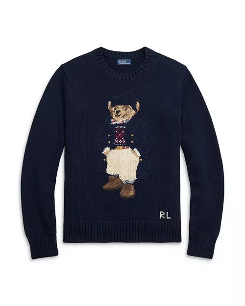 Peacoat Polo Bear Crewneck Sweater | Bloomingdale's (US)