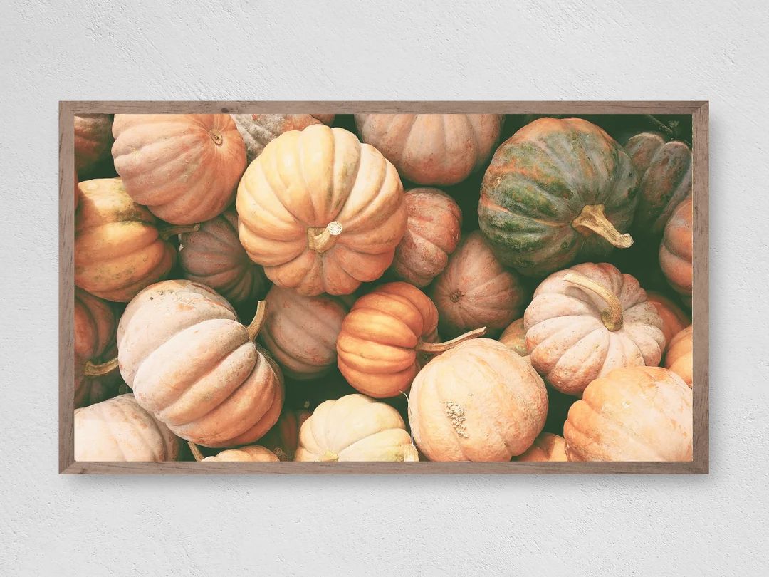 Pumpkin Pile Samsung Frame TV Art Instant Download Fall - Etsy | Etsy (US)