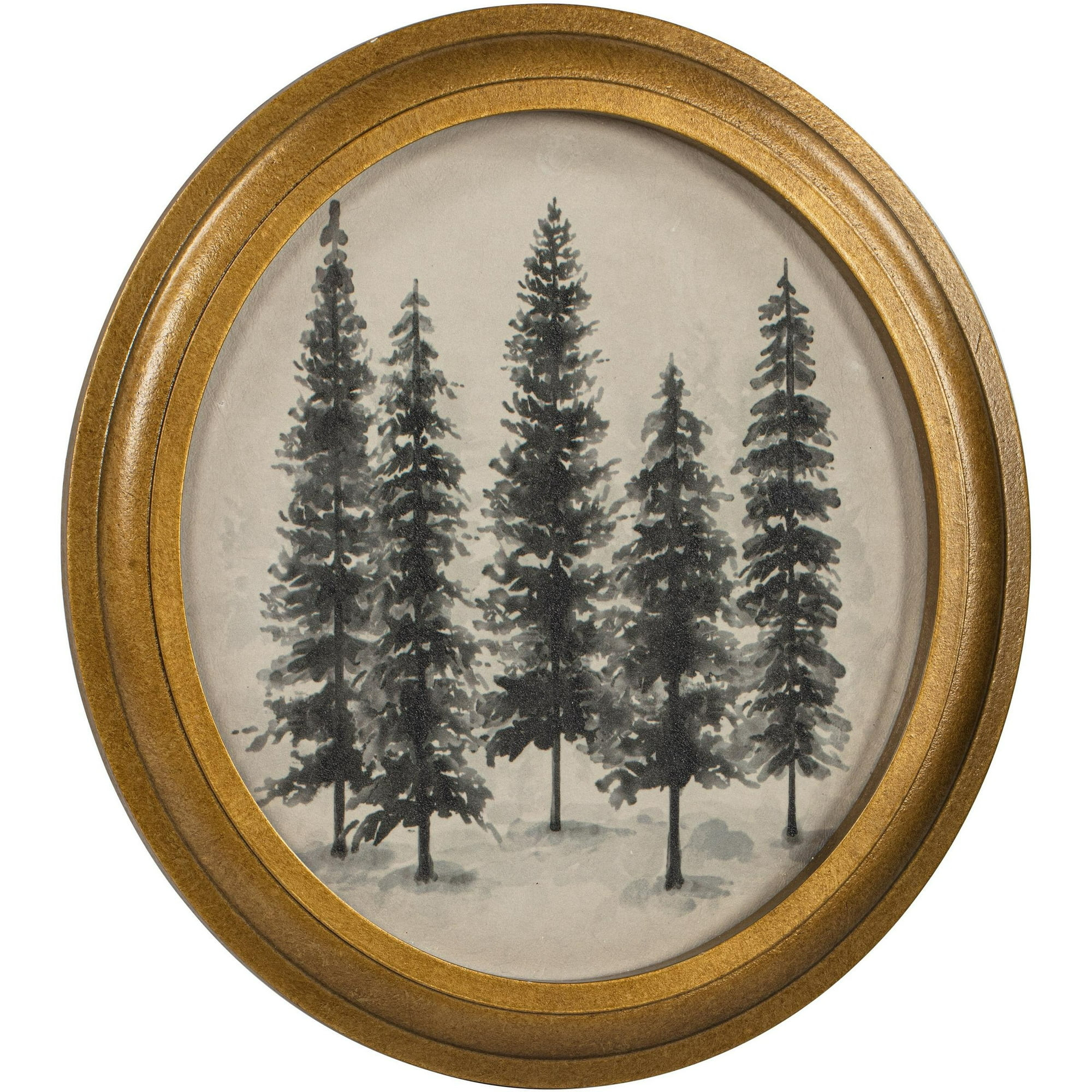 My Texas House Proud Pines Framed Holiday Wall Art 10.83x11.81 | Walmart (US)