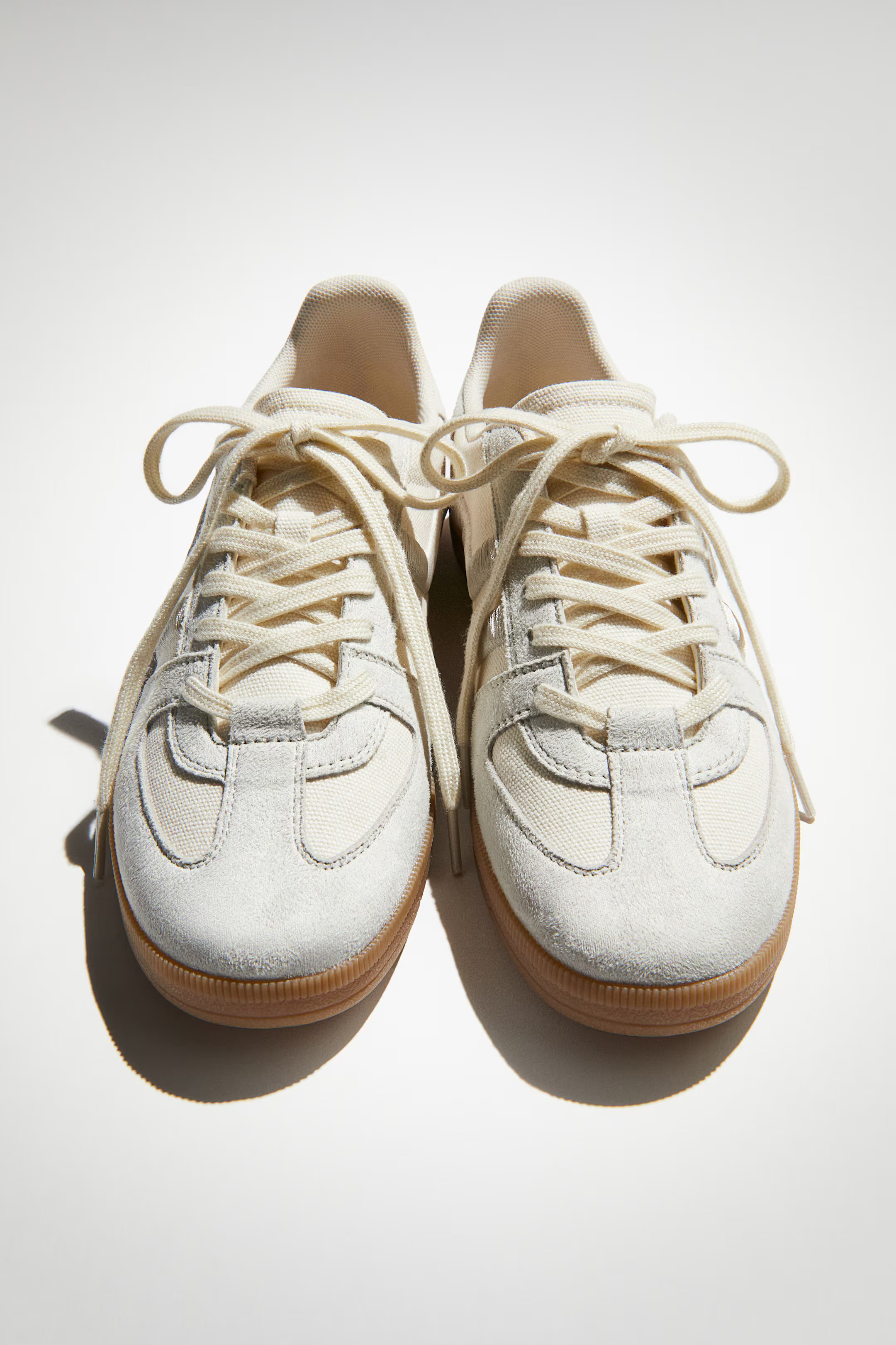 Sneakers - Cream/light gray - Ladies | H&M US | H&M (US + CA)
