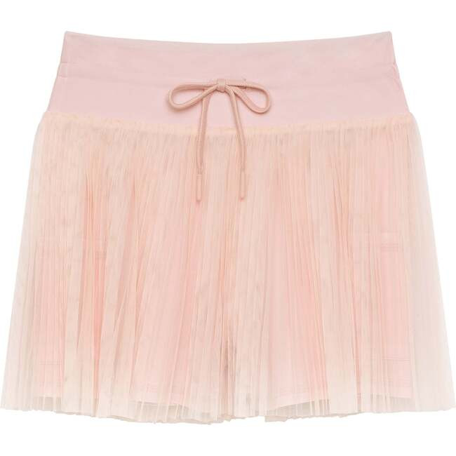 Girls Pleated Skort, Pink | Maisonette