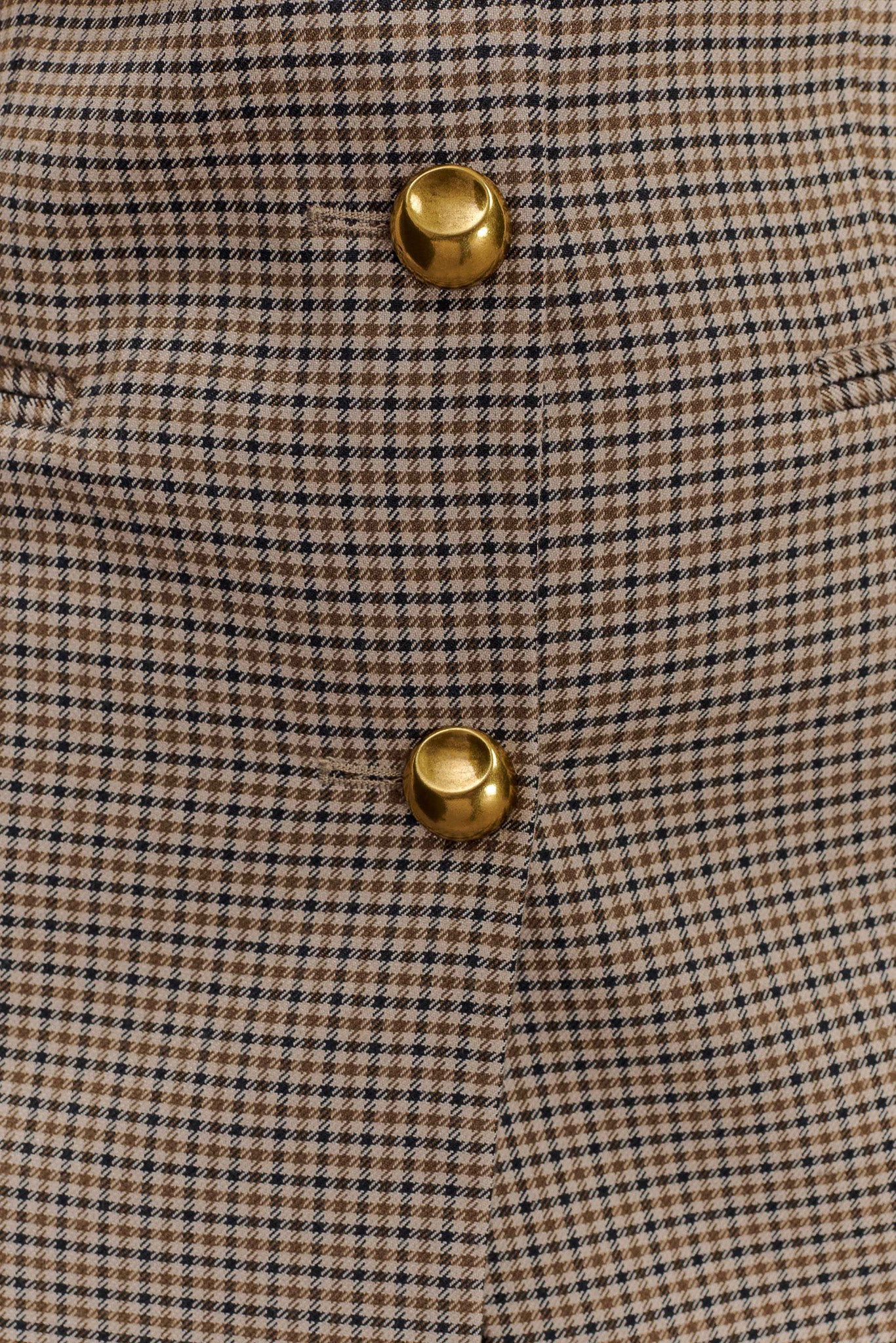 Mila Shaped Blazer - Tan Check | MESHKI US