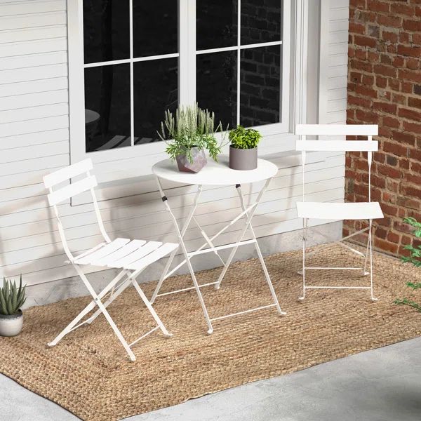 Shelah 2 - Person Round Outdoor Dining Set | Wayfair North America