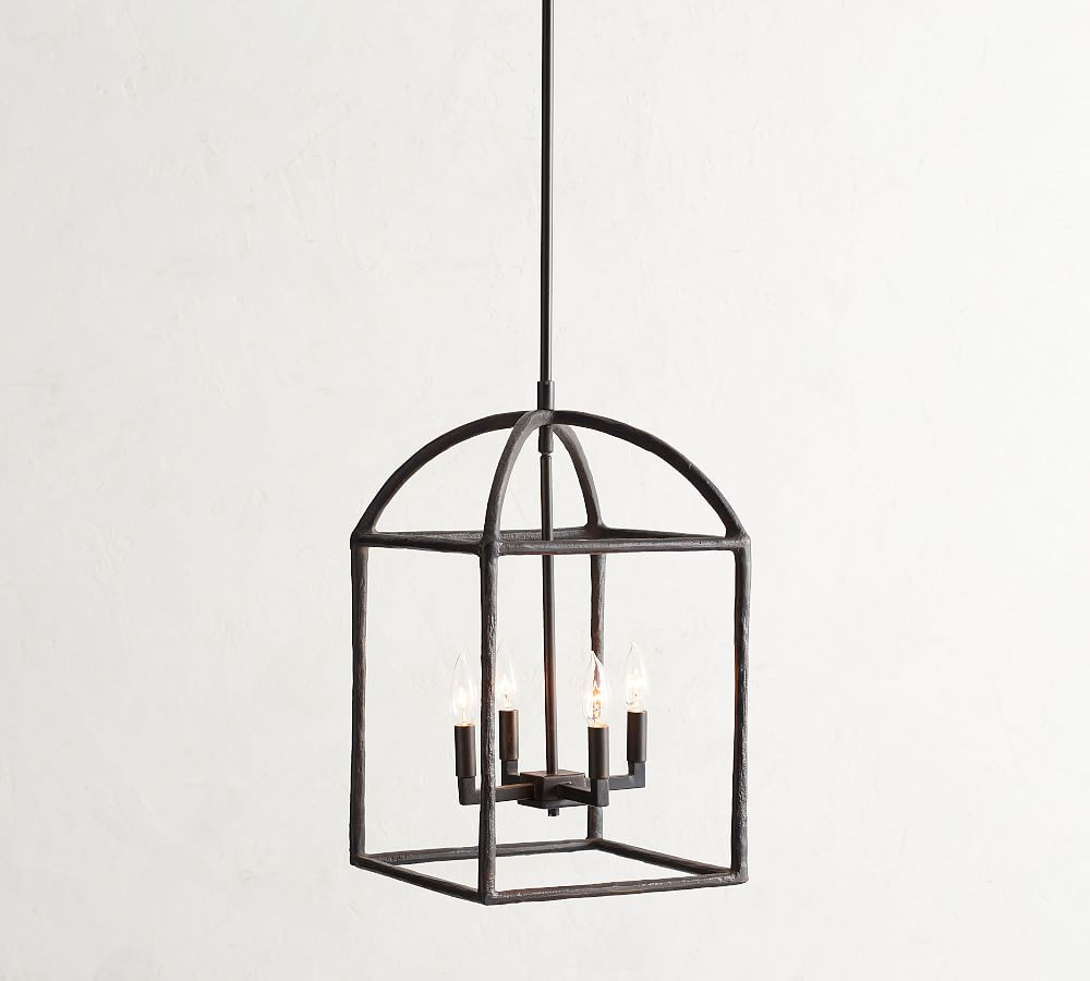 Fallon Forged-Iron Pendant | Pottery Barn (US)