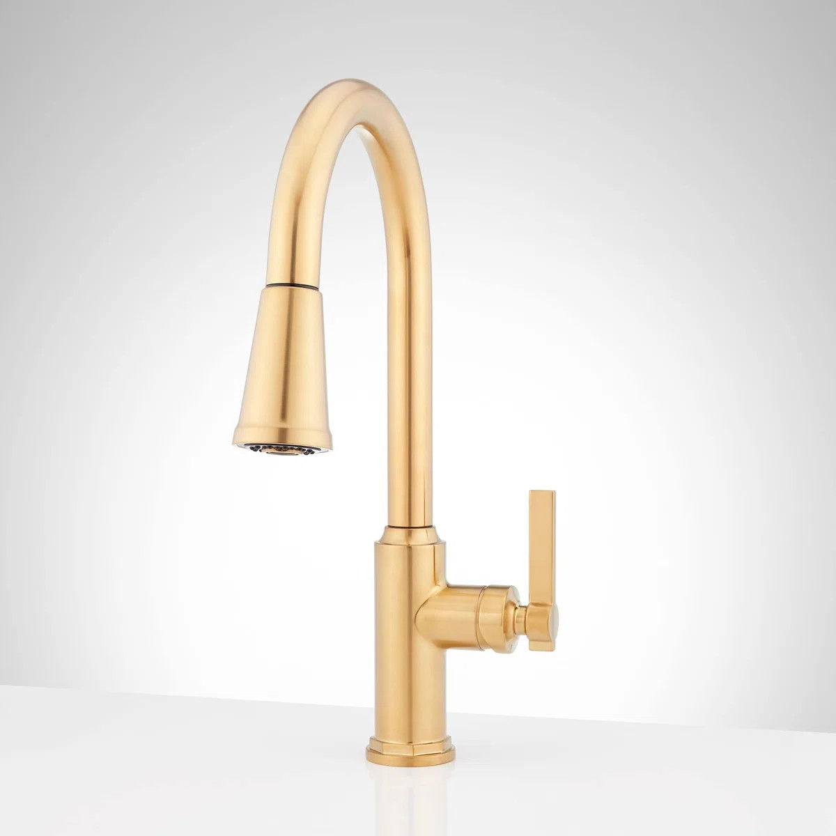 Greyfield Pull Down Single Handle Kitchen Faucet with Accessories 476860 | Wayfair North America