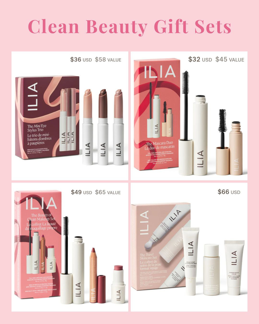 Clean Beauty Gift Sets for the Holidays  

 #LTKGiftGuide #LTKHoliday #LTKBeauty