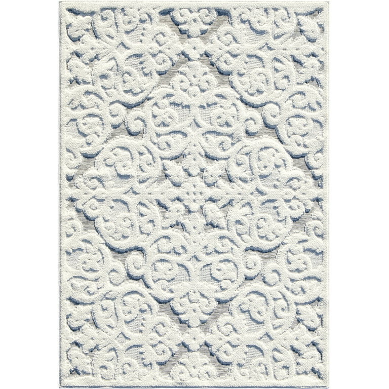 My Texas House Elaine, Natural Grey, Indoor/Outdoor, Area Rug, 5' x 7' - Walmart.com | Walmart (US)