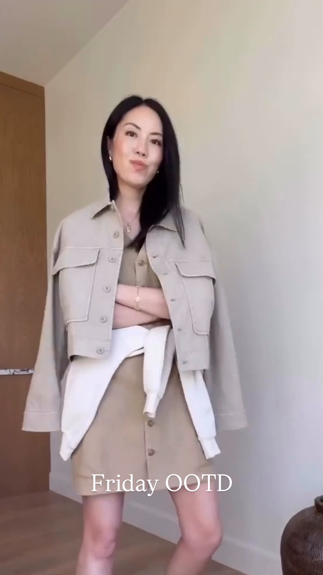 Layering this linen dress with a sweater and jacket.

#Evereve
#classicstyle
#springoutfit
#summeroutfit
#shortdress

#LTKootd #LTKSeasonal #LTKgrwm