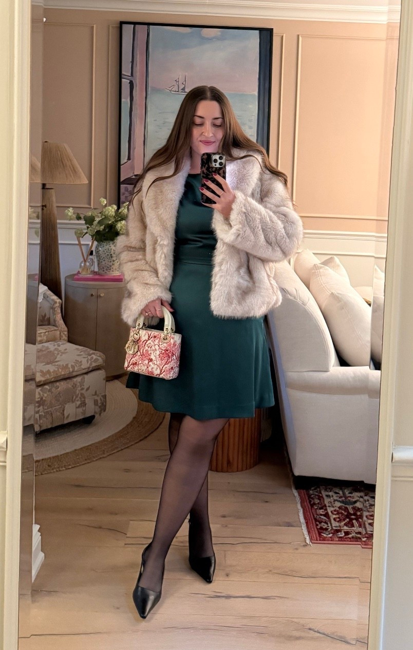 Winter outfit / holiday outfit / Christmas party outfit / new years outfit / faux fur coat / holiday dress / office party / midsize 

Sizing: 14 in dress (from Joe Fresh) / XL in coat (from Joe Fresh), tights & shaper

#LTKcurves #LTKholiday #LTKmidsize