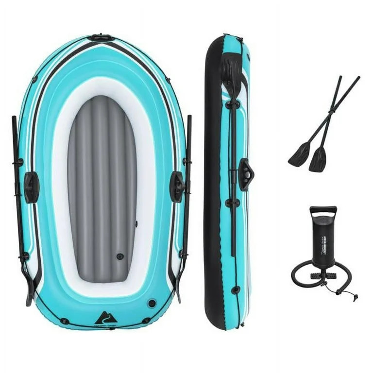 Ozark Trail 77 in. x 40 in. 2 Person PVC Inflatable Raft - Walmart.com | Walmart (US)