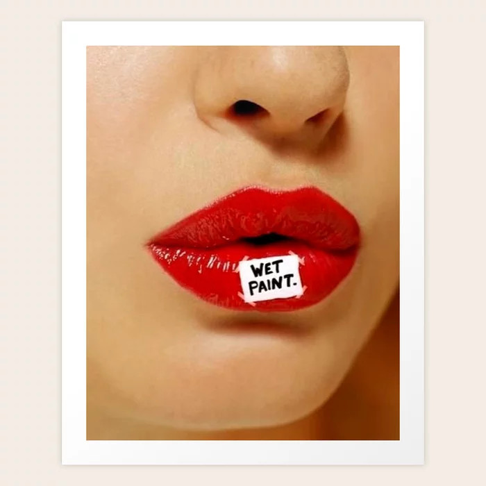 Wet Paint Art Print by Wanker & Wanker | Society6