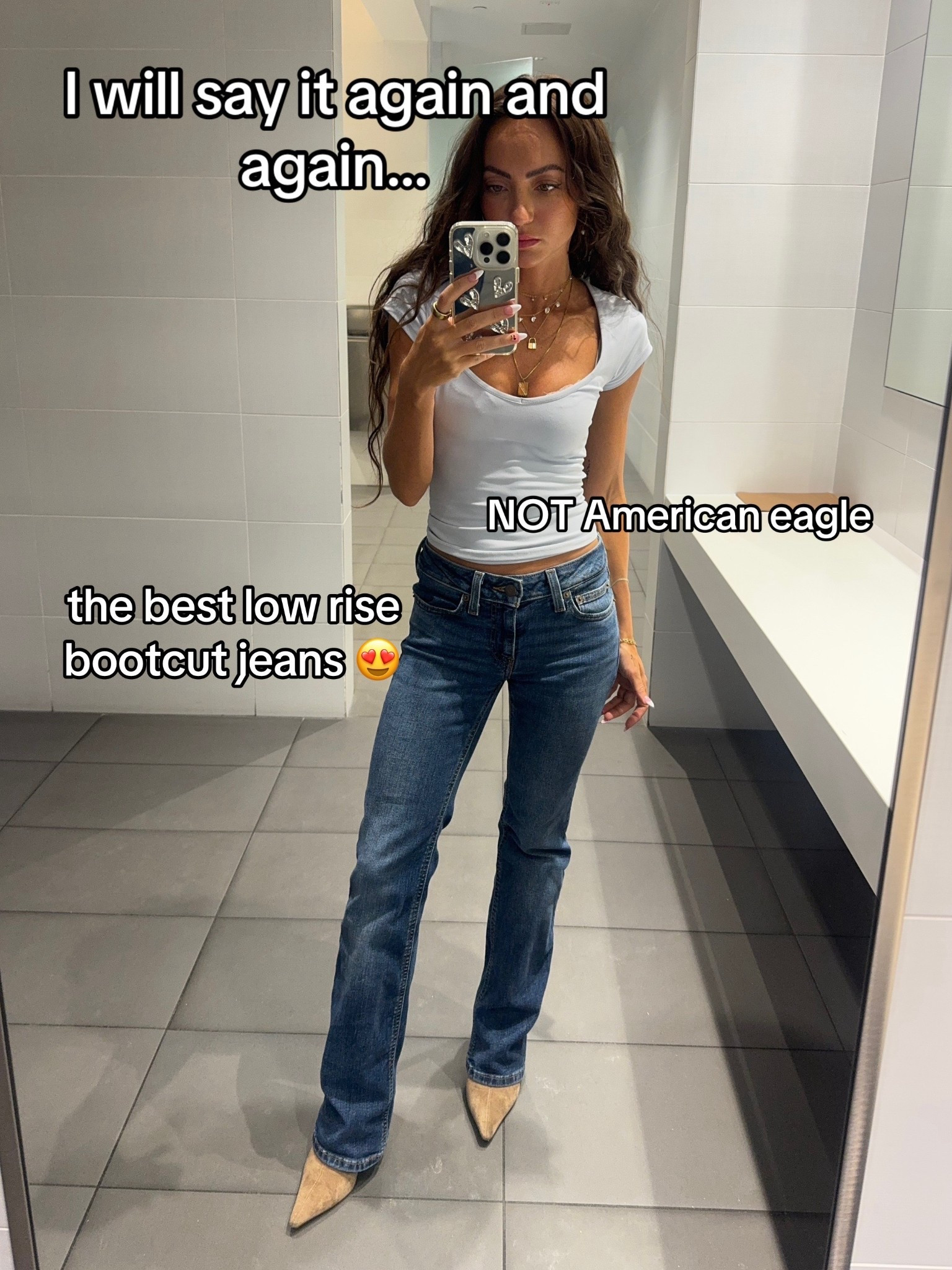 Favorite low rise bootcut jeans

#LTKPetite