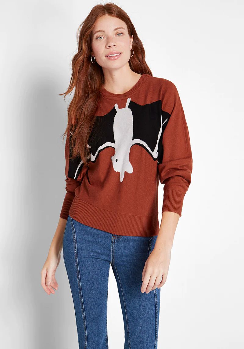 Just Hanging Out Graphic Sweater | ModCloth