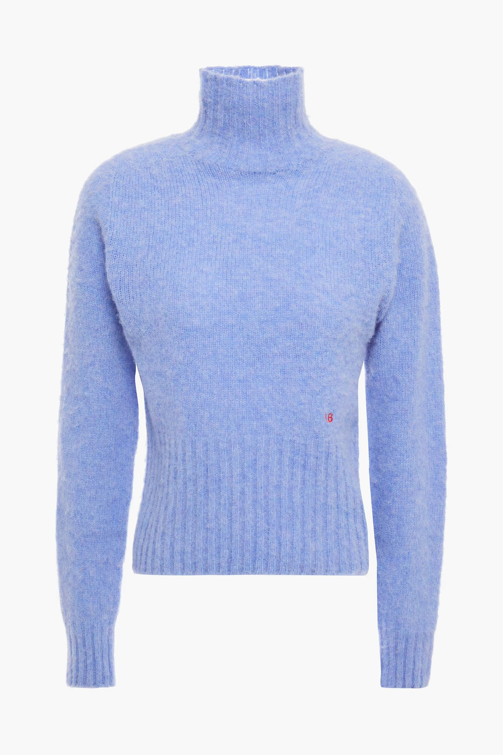 Melierter Rollkragenpullover aus gebürsteter Wolle | The Outnet (UK and Europe)