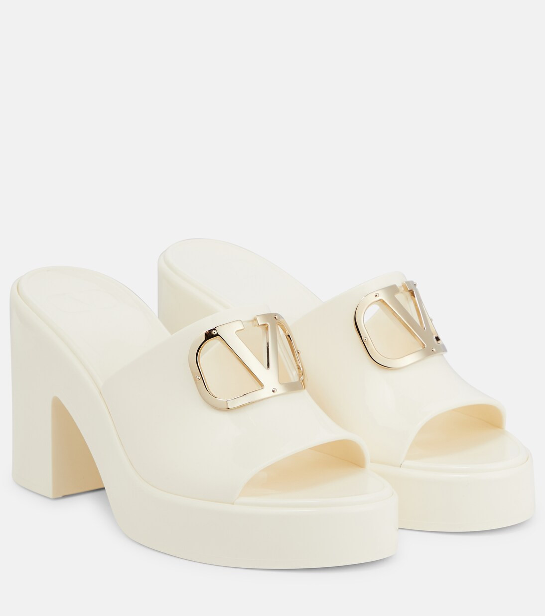 VLogo rubber platform mules | Mytheresa (US/CA)