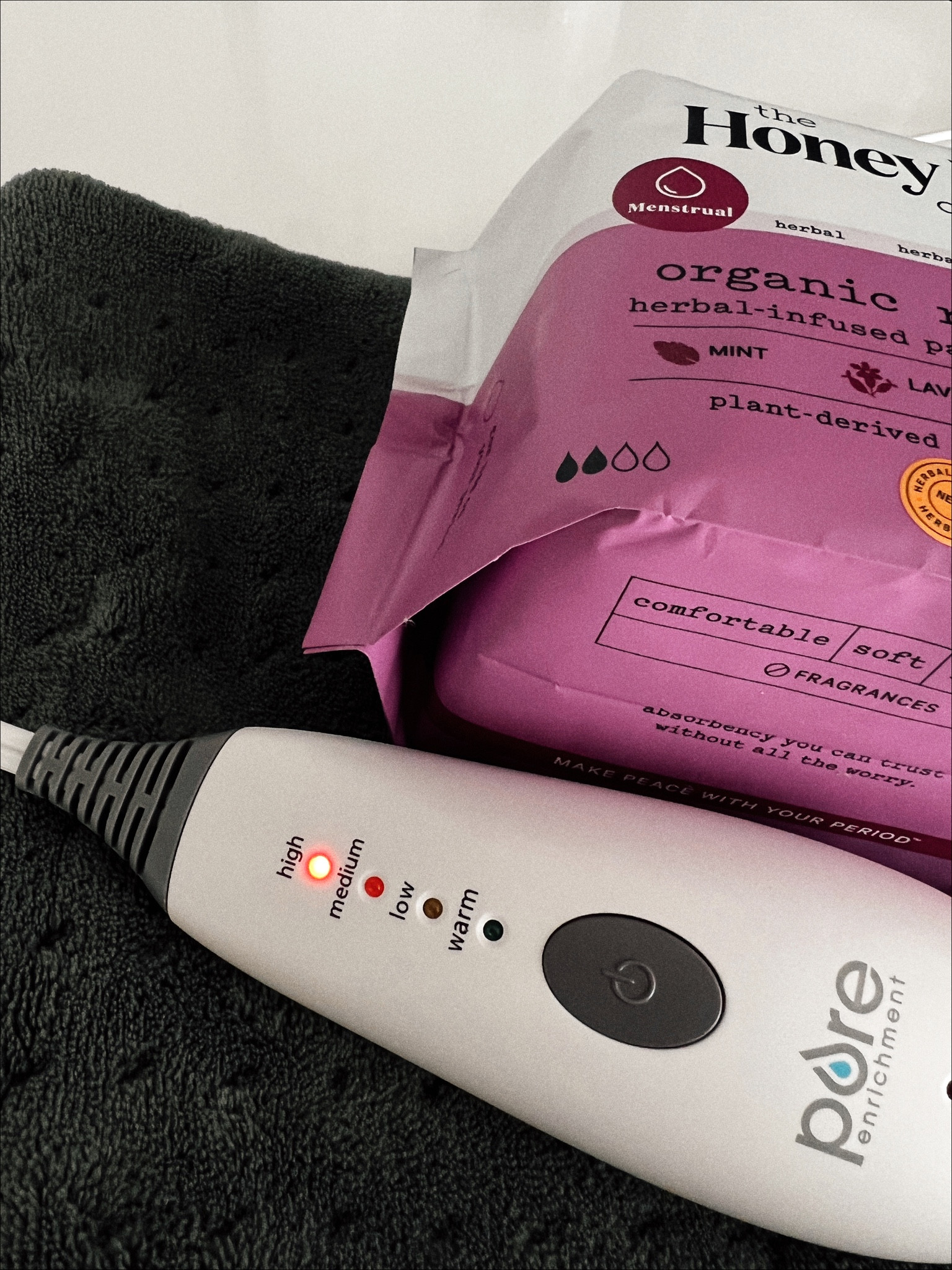 Honey Pot period pads and heating pad to ease menstrual cramps

#LTKbeauty #LTKunder50