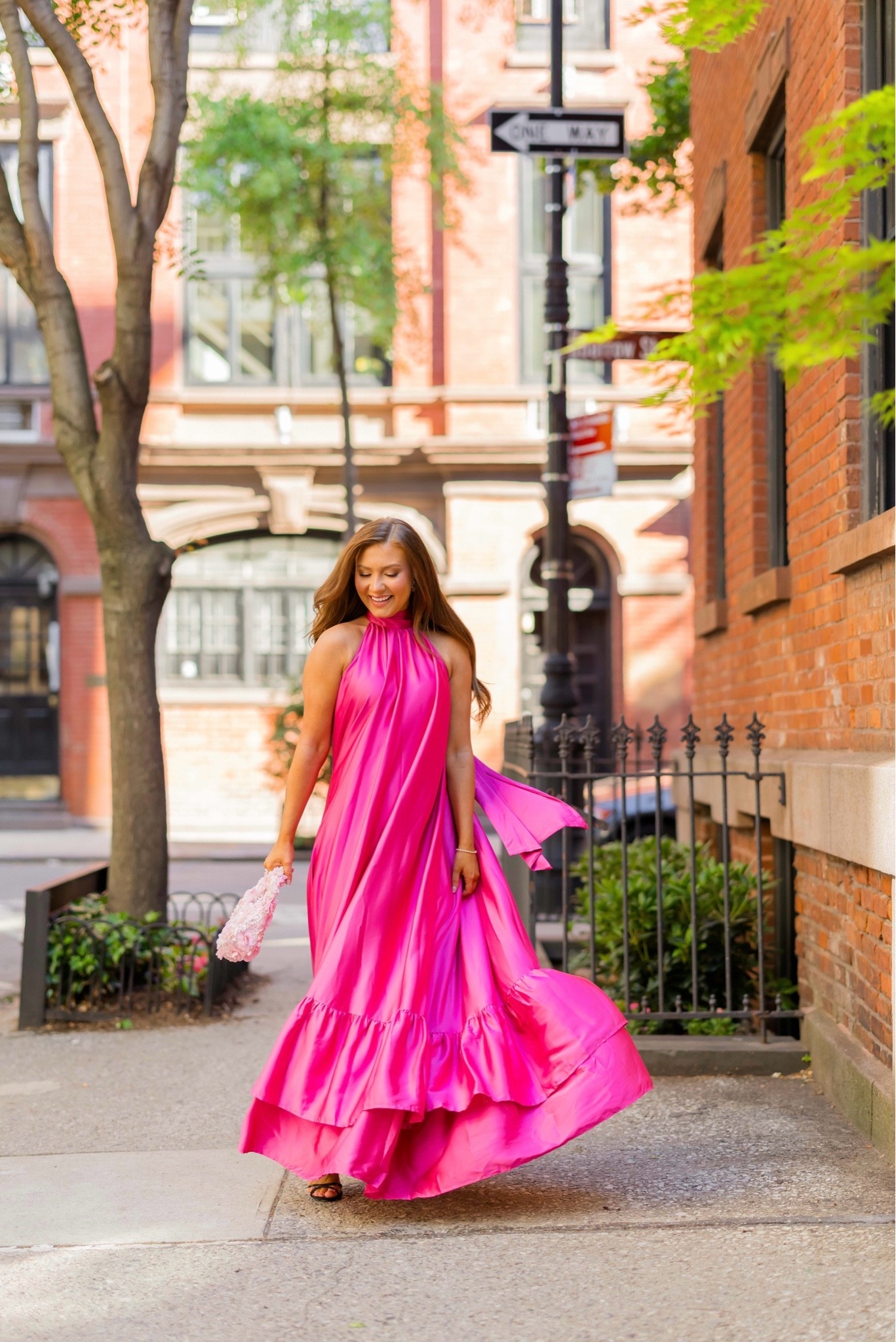 Long pink ruffle maxi for the girly girl 💕💗

#LTKdayinmylife #LTKootd