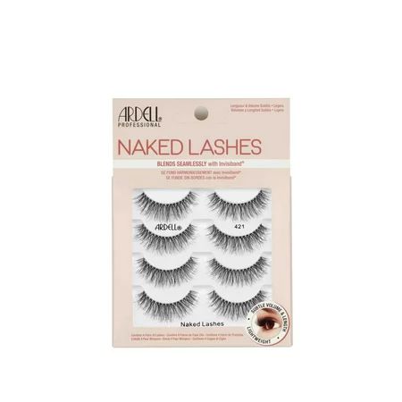 Ardell Naked Lashes #421 / Black / 4 Pair MANGO SIX B&M | Walmart (US)