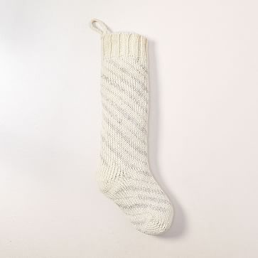 Candy Cane Striped Stocking | West Elm | West Elm (US)