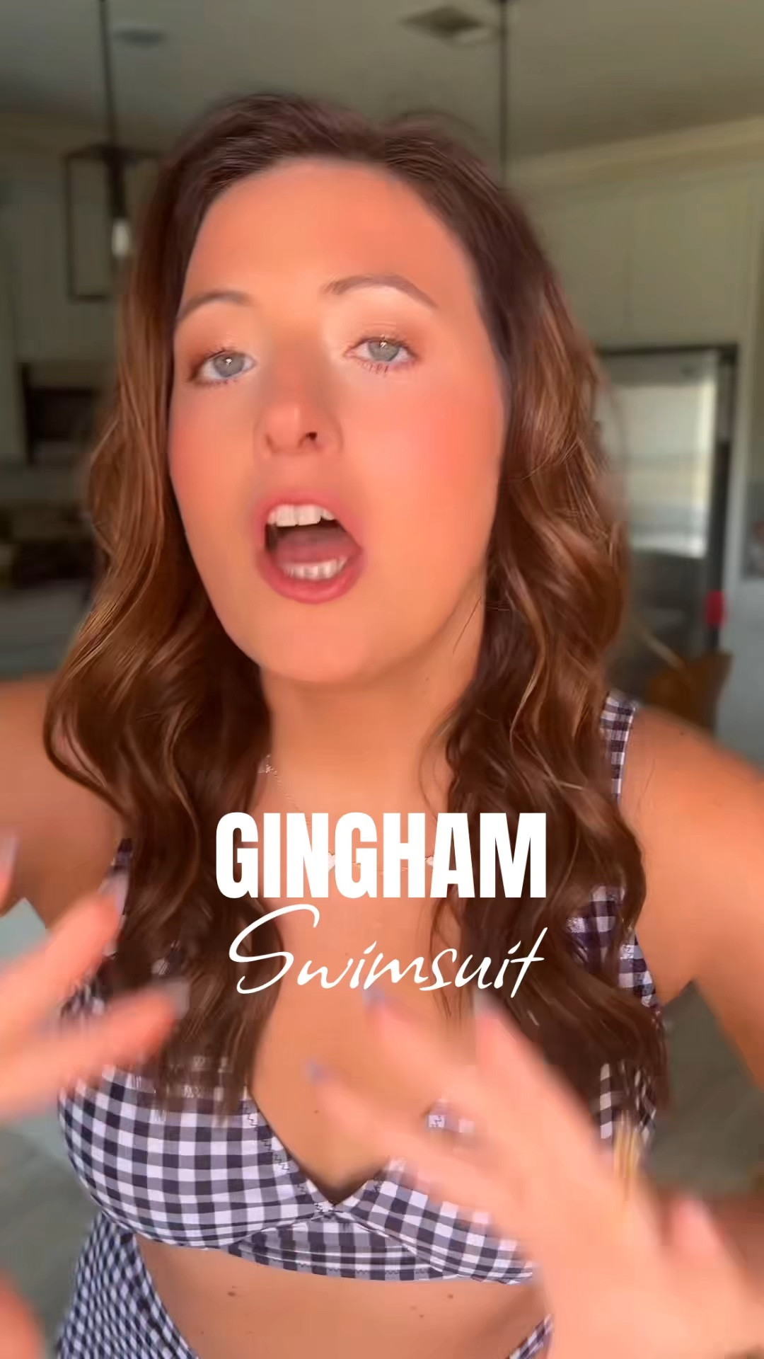 This gingham 2-piece swimsuit with an attached skirt is giving the cutest coastal vibe 🖤 flattering, comfy, and perfect if you want a little extra coverage without sacrificing style! #LTKswim #LTKunder50 #LTKsummer #SwimwearStyle #MomStyle #BeachOutfit #PoolsideStyle #VacationOutfits #GinghamStyle #FlatteringFinds

#LTKSwim #LTKmomlife #LTKMidsize