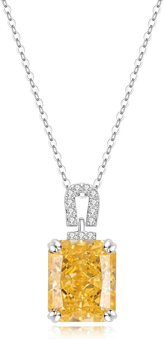 PurpleMoon Birthstone Necklaces for Women, Pendant with Birthstone Crystals, Jewelry Gifts for Wi... | Amazon (US)