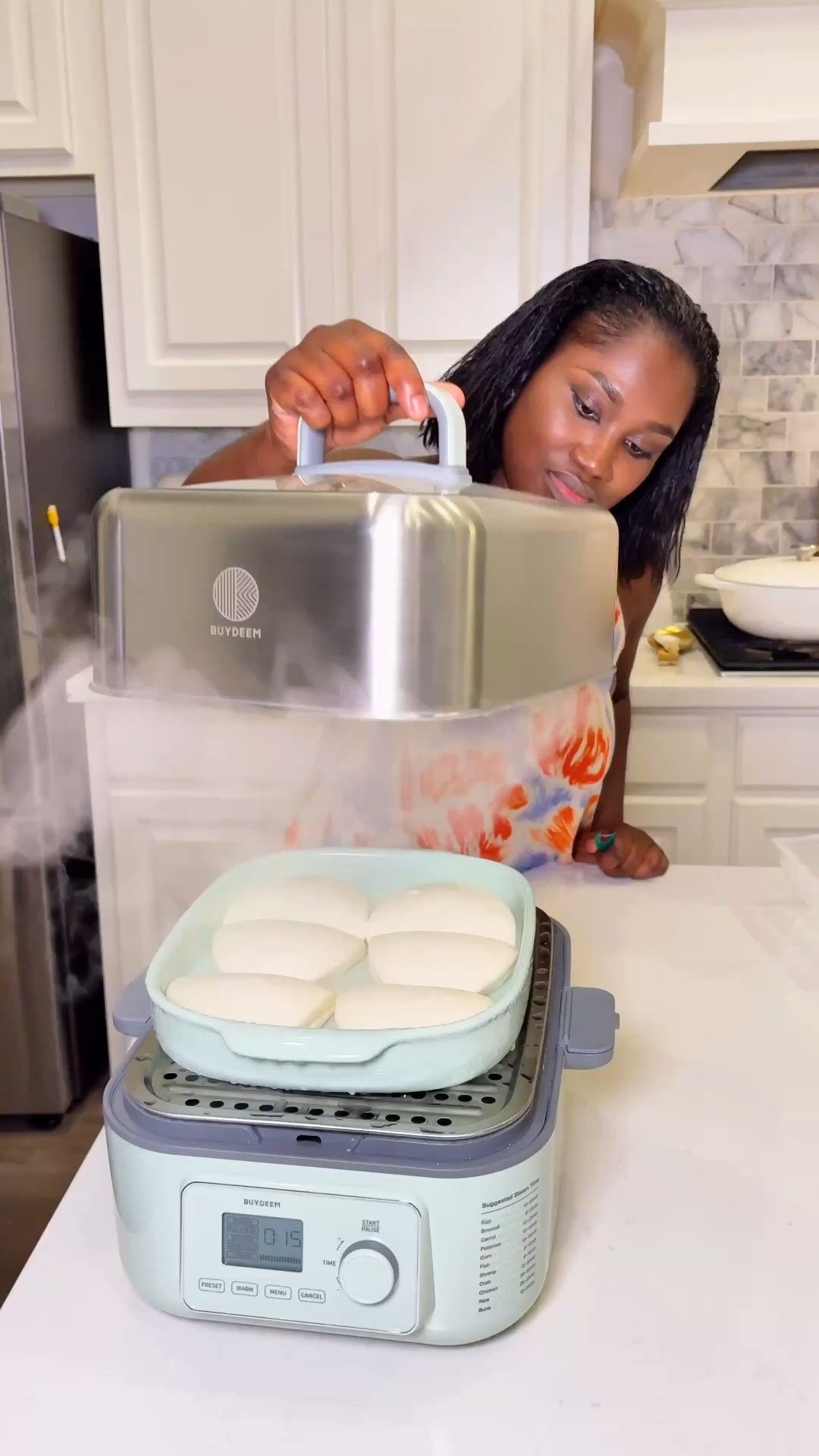 Beef buns with my buydeem steamer 🤌🏾 check out their other appliances tagged on this post 👉🏾

#LTKSummerEdit #LTKHome
