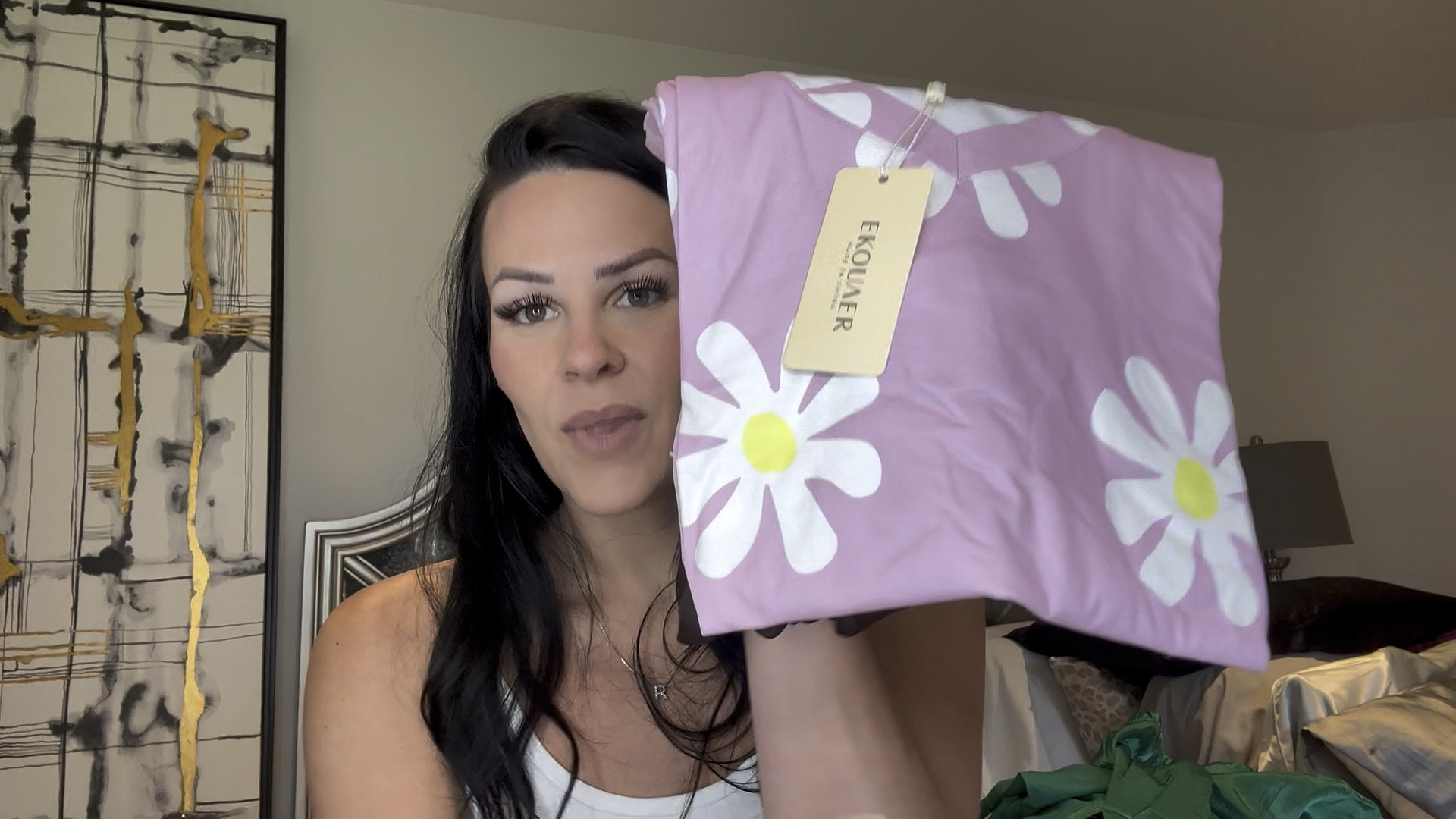 Ekouaer Women's Sleepwear Capri Pajama Sets Short Sleeve Two-Piece Pjs V Neck Tops & Capri Pants with Pockets S-3XL

#LTKfindsunder50 #LTKhome #LTKVideo