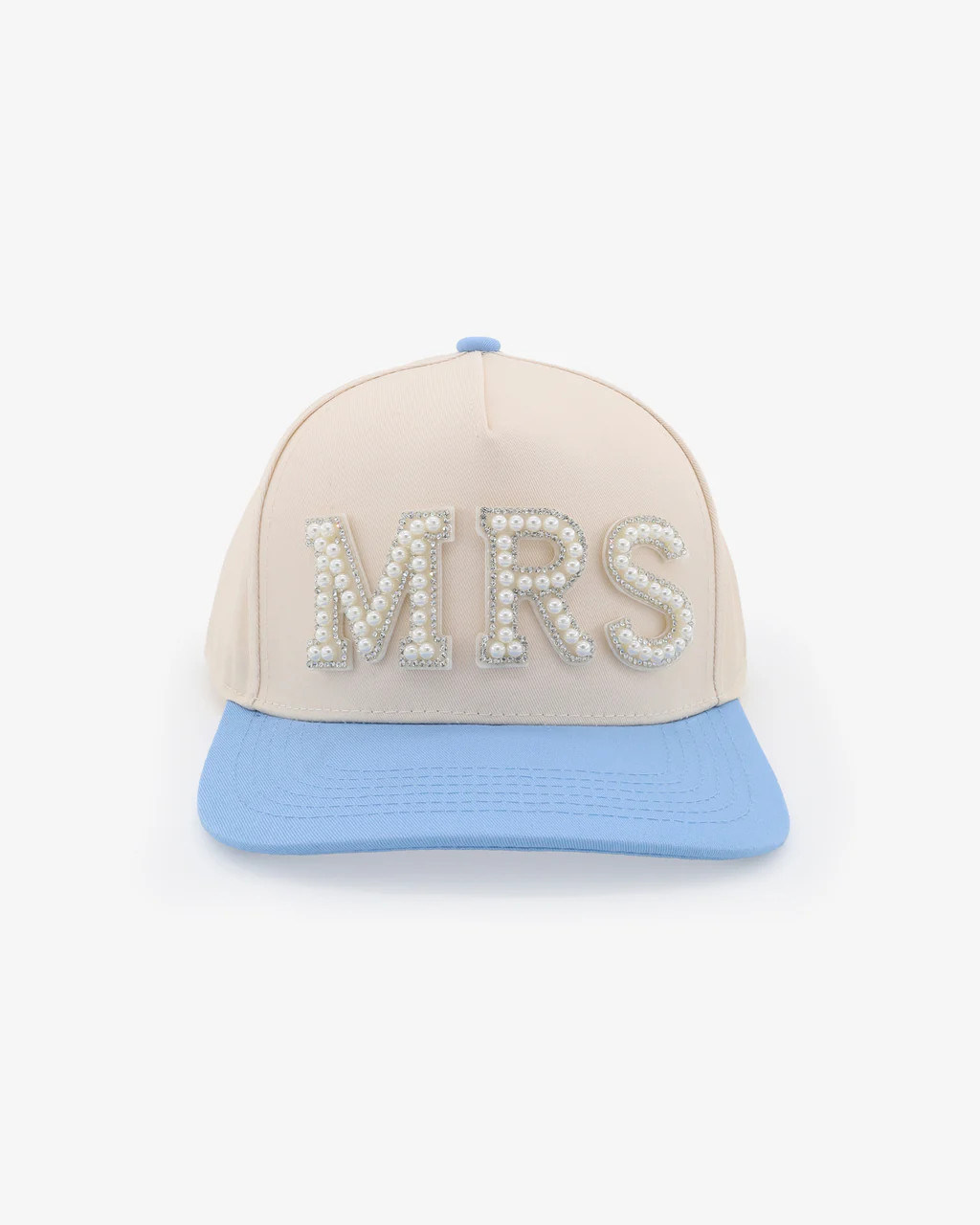 Mrs Bridal Hat with Pearl Letters Embellishments | Kailee P.