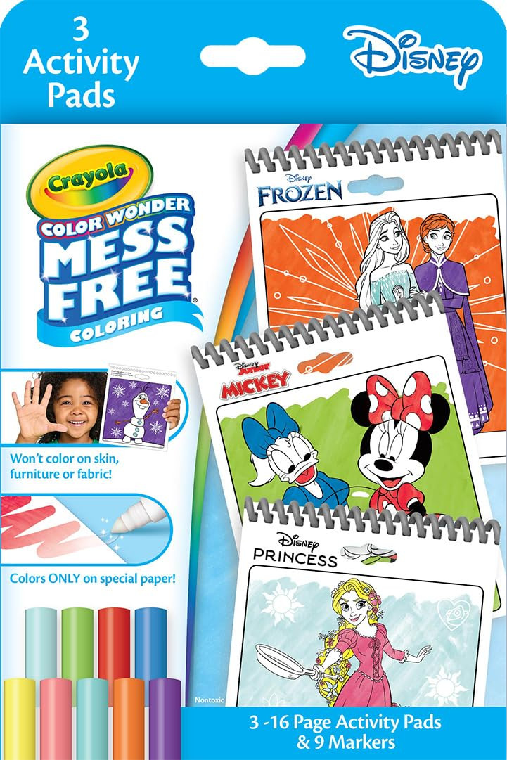 Crayola Disney Color Wonder Bundle (3 Pack), Essential Easter Basket Stuffer, Toddler Mess Free A... | Amazon (US)