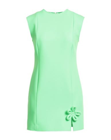 Msgm Woman Mini dress Lime green Size 2 Polyester, Viscose, Elastane | YOOX (US)