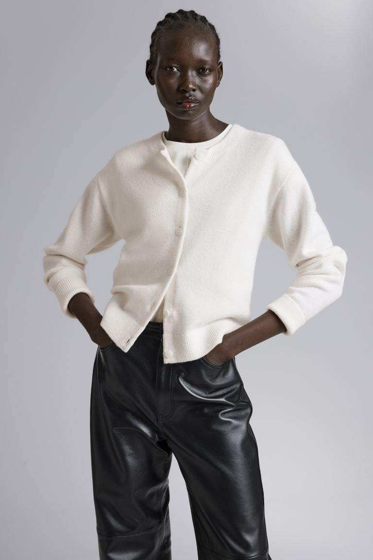 Boxy Merino Wool Cardigan | H&M (UK, MY, IN, SG, PH, TW, HK)
