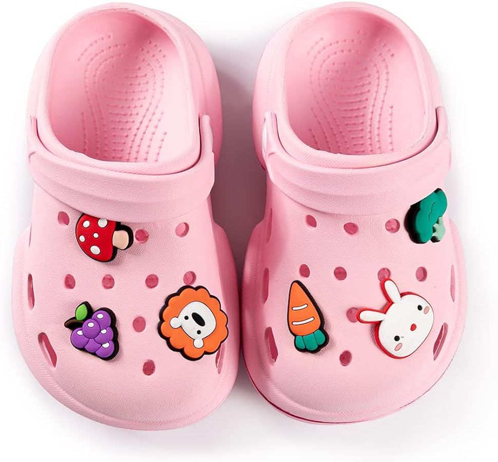 Toddler Kids Boys Girls Cute Garden Clogs Water Sandals Slip On Shoes Slipper Slides Lightweight ... | Amazon (US)