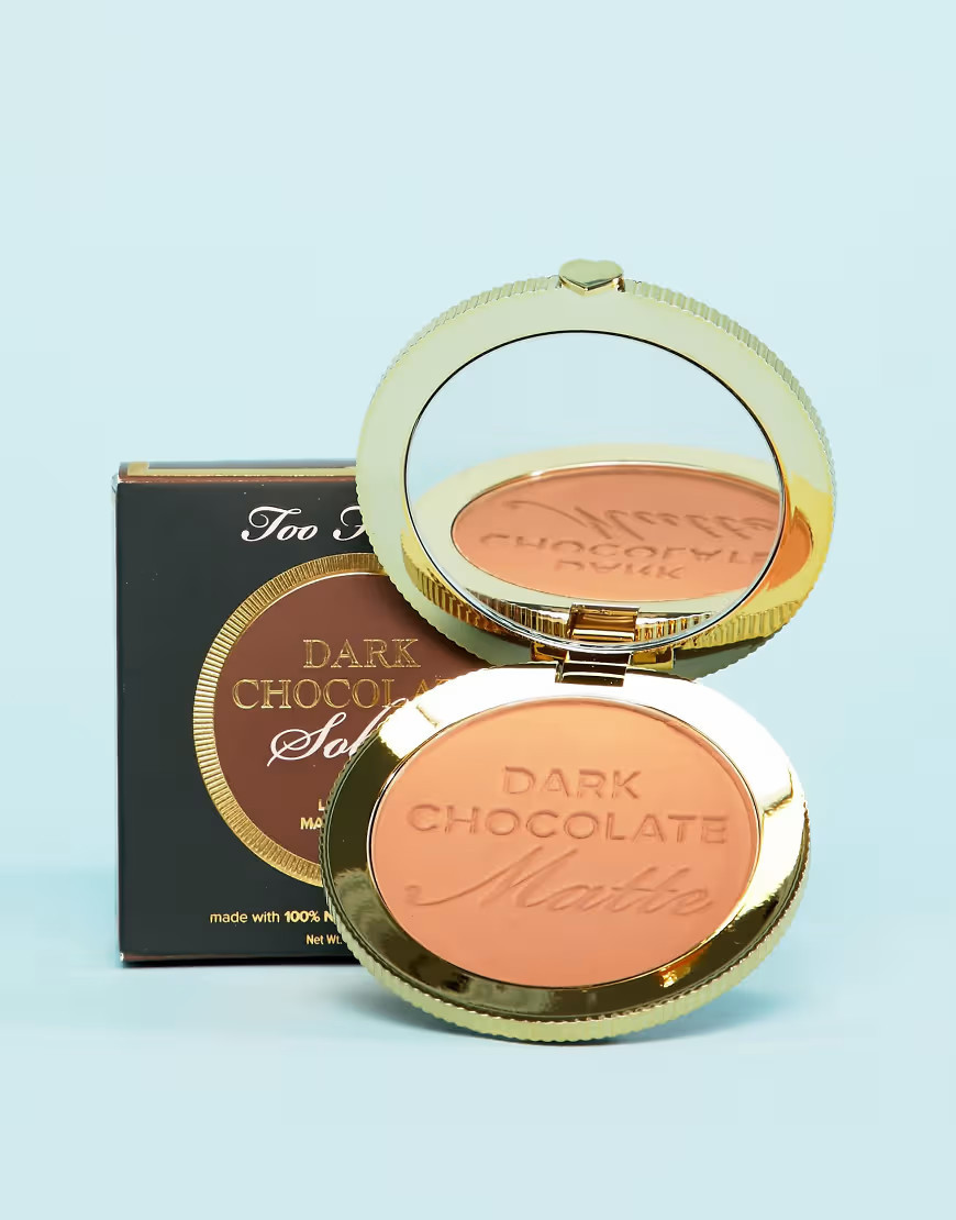 Too Faced Chocolate Soleil Matte Bronzer- Dark Chocolate-Brown | ASOS (Global)