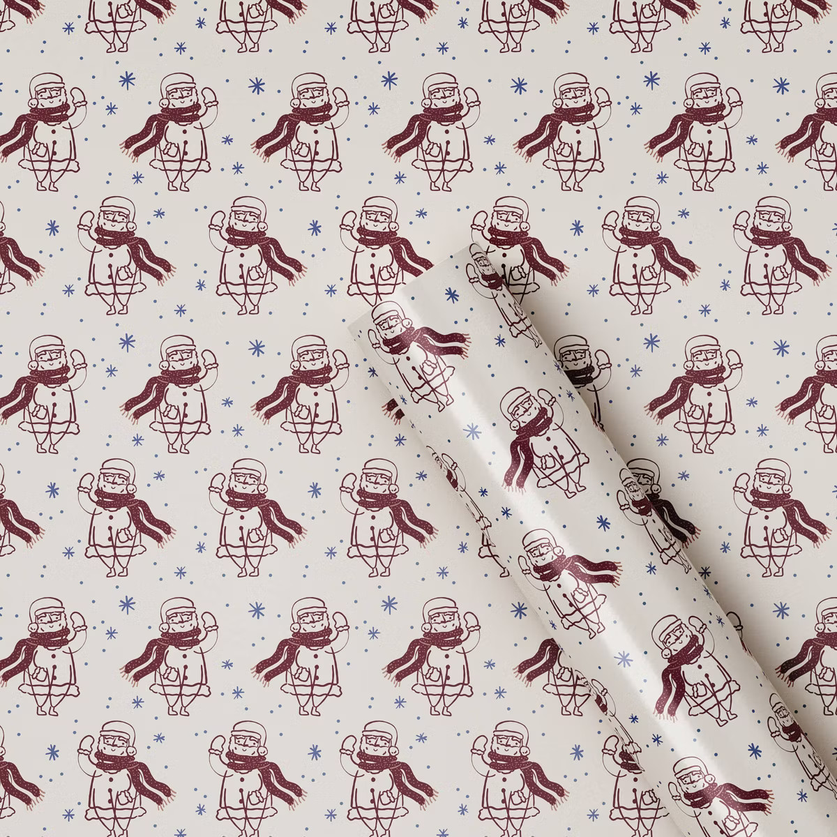 30" 25 sq ft Christmas Roll Wrap Bundled for Winter - Wondershop™ | Target