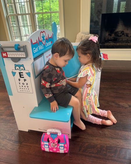 The kids loveee this doctor station! Ellie plays Doctor multiple times a day so this is a perfect spot for them to play and keep her Doctor kits. 

#LTKGiftGuide #LTKFamily #LTKKids