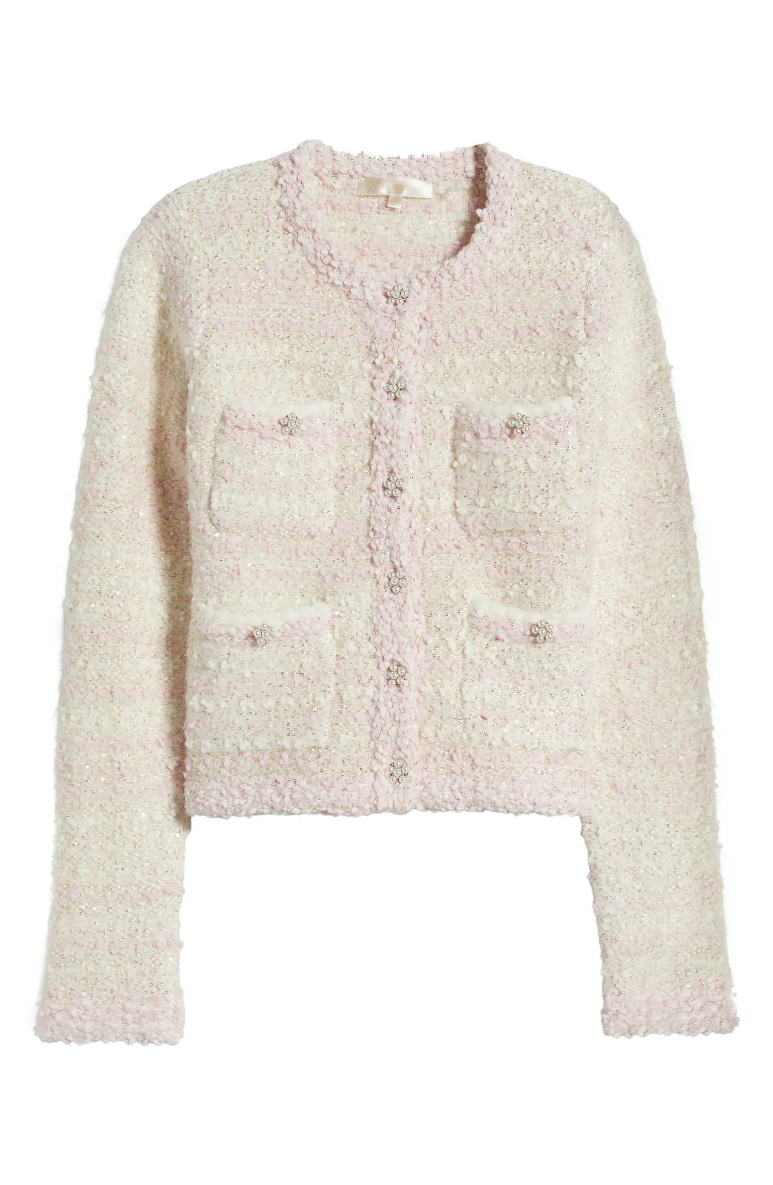 LoveShackFancy Blanca Tweed Cardigan | Nordstrom | Nordstrom