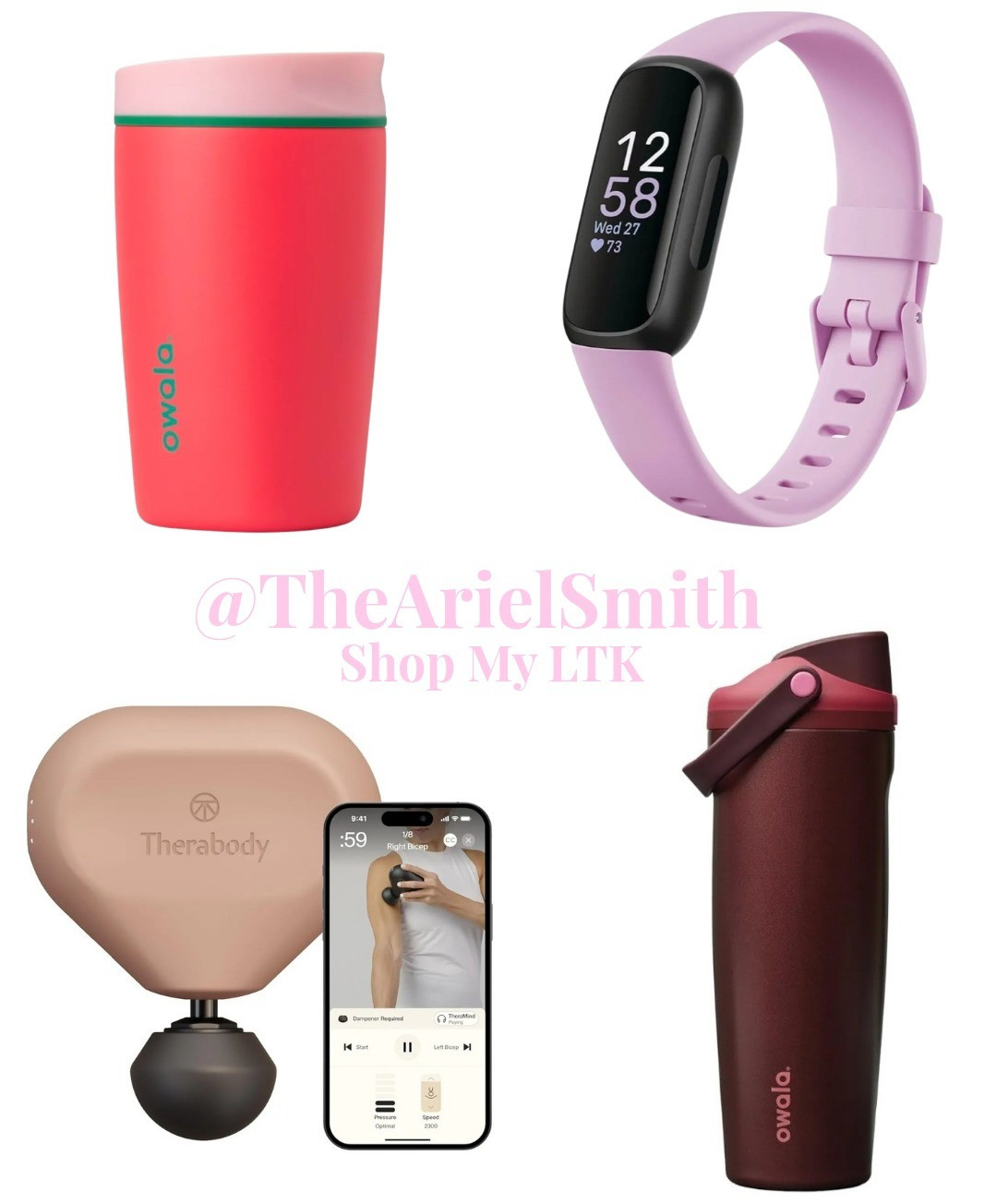 Valentine's Day 💕 is around the corner! Check out some of Amazon's Top 100+ Active, Self-Care Gifts For Her! 😍1. Owala SmoothSip Slider Insulated Stainless Steel Coffee Tumbler, Reusable Iced Coffee Cup, Hot Coffee Travel Mug, BPA Free 12 oz, Pink/Red (Strawberry Fields). 2. Fitbit Inspire 3 Health &-Fitness-Tracker with Stress Management, Workout Intensity, Sleep Tracking, 24/7 Heart Rate and more, Lilac Bliss/Black, One Size (S & L Bands Included). 3. TheraGun Mini (3rd Generation) by Therabody – Ultra-Portable Massage Gun and Travel Essential for Fast, Effective Pain and Tension Relief Anywhere (Desert Rose). 4. Owala FreeSip Sway Insulated Stainless Steel Water Bottle with Two-Way Spout, Built-In Straw and Bucket Handle, Made for Travel, School, and Sports, 30oz, BPA Free, Leak Proof, Black Cherry. Which one are you adding to your cart? #LTKGifts

#LTKValentine #LTKActive #LTKselfcare