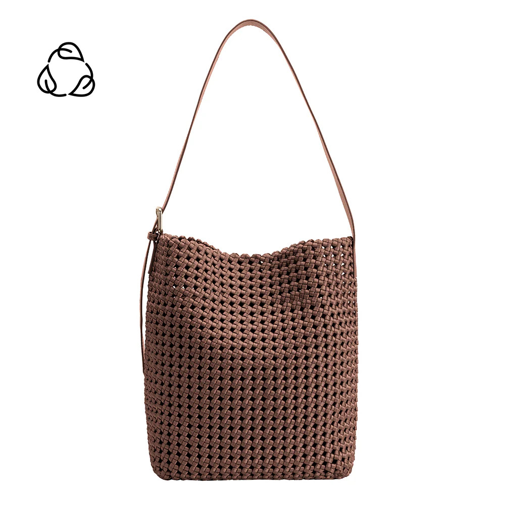 Cocoa Celine Large Nylon Tote Bag | Melie Bianco | Melie Bianco