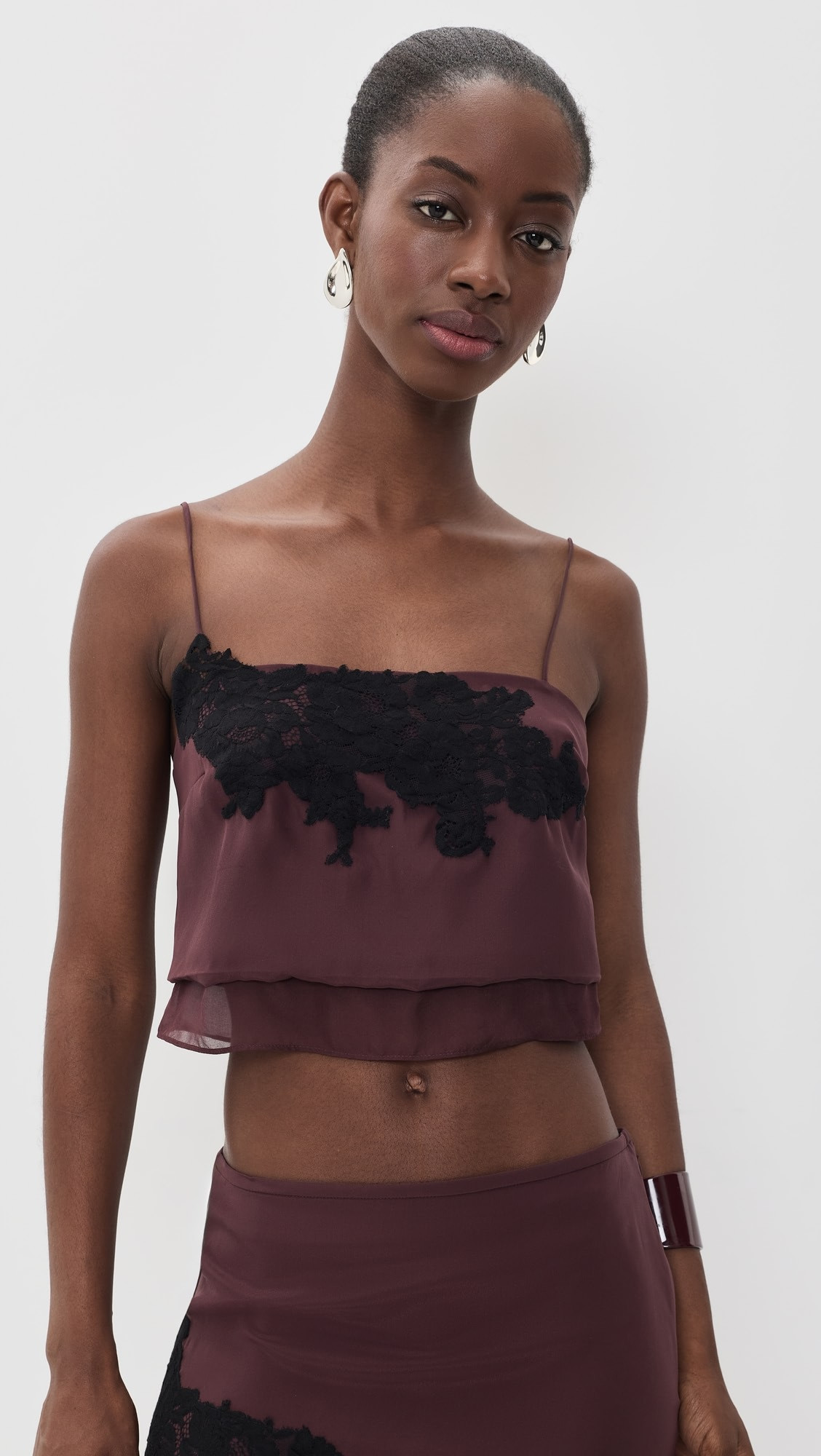 SIR. Noria Silk Cropped Cami | Shopbop | Shopbop