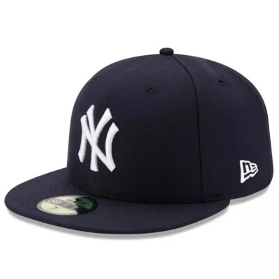 New Era Men's MLB New York Yankees Game Authentic Collection On-Field 59FIFTY Fitted Hat, Navy Blue, 7 1/4 | Belk