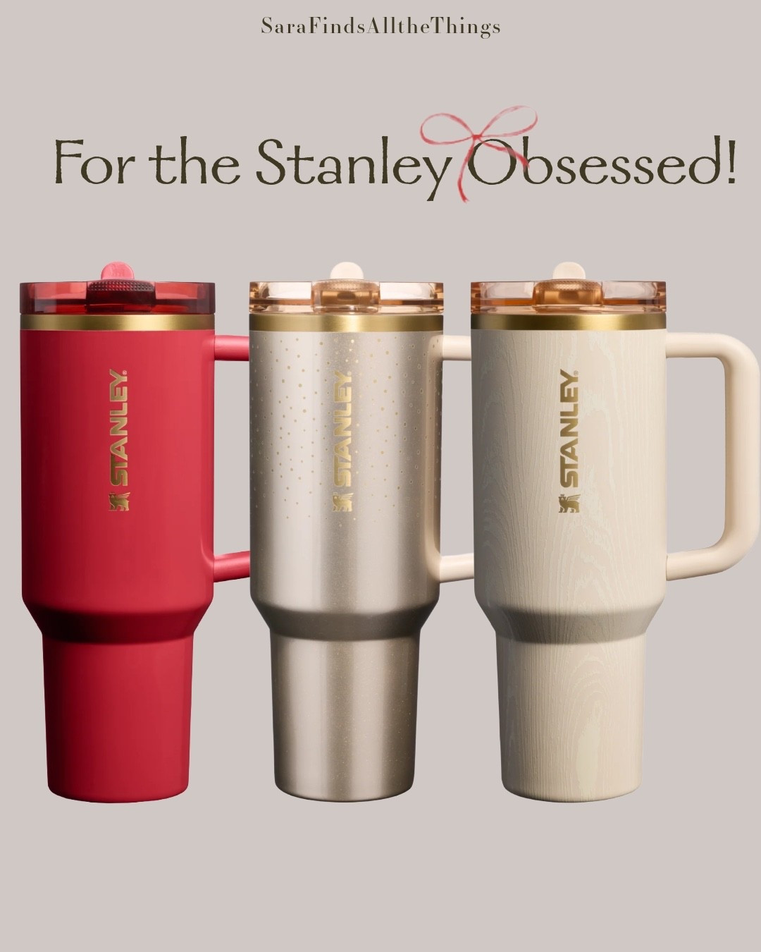 The cutest new Stanley cups have been released just in time for the holidays! Whether you’re a collector or looking for a stocking stuffer, this is Christmas perfection!

Gifts for her, under 50, gift guide,, stocking stuffer, Black Friday, sale, gift for teen, gifts for mom, mom style, over 40





#LTKHoliday #LTKGiftGuide #LTKFindsUnder50