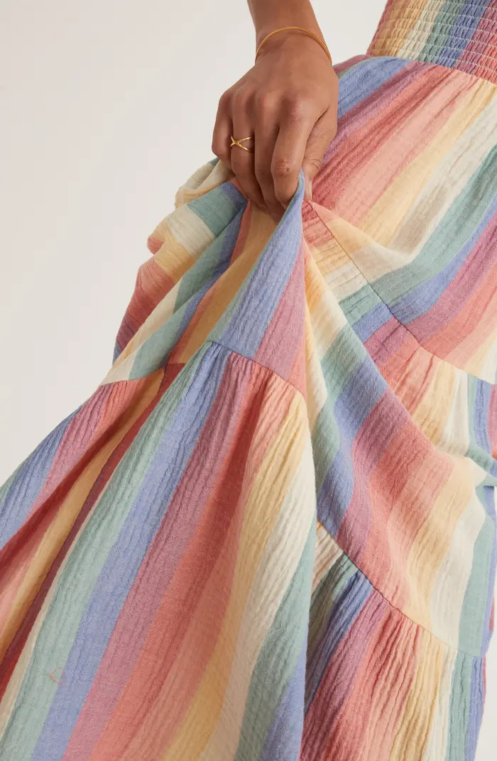 Selene Stripe Smocked Cotton Gauze Sundress | Nordstrom