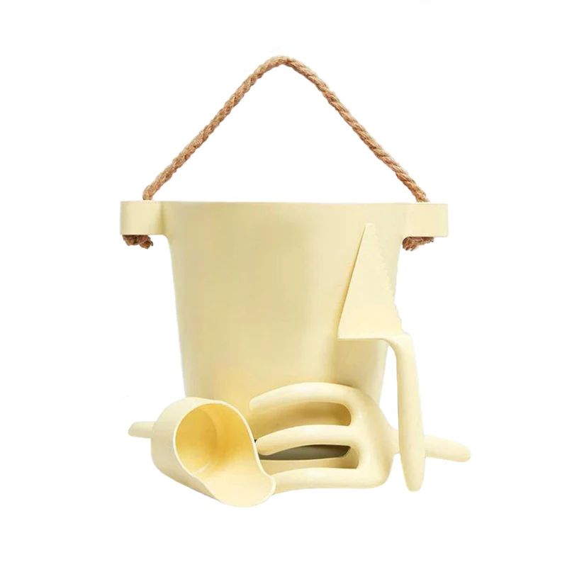 beach toy set, pale yellow | minnow