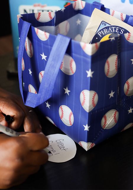 GAME DAY BAGS- Baseball snack bags 