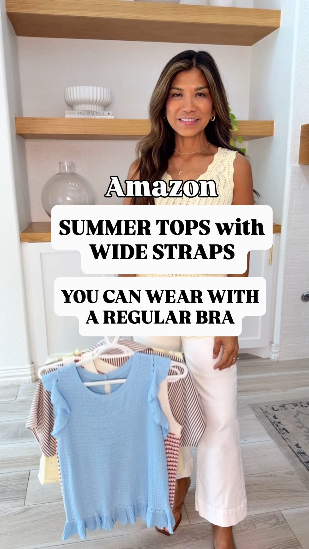 I’m 5’2” 118#ish for reference 
White jeans in XS tts (these are cropped just fyi).
Blue jeans in size 26 tts, length is 28”, wash is Frosted Blue.
All summer tank tops in size small tts.
Sandals tts.
All Accesories are linked.
Summer outfits, workwear tops, Amazon finds, over 50 style, midlife fashion, petite fashion,midlife women, affordable fashion, fashion over40

#LTKOver40 #LTKPetite #LTKmomlife