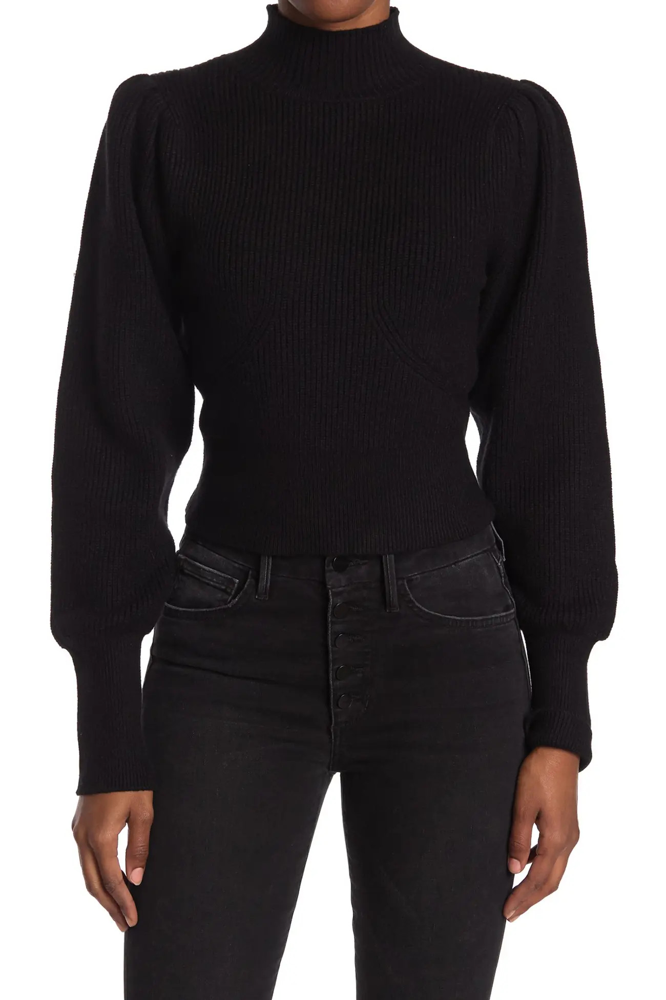 ASTR the Label | Puff Sleeve Mock Neck Sweater | Nordstrom Rack | Nordstrom Rack